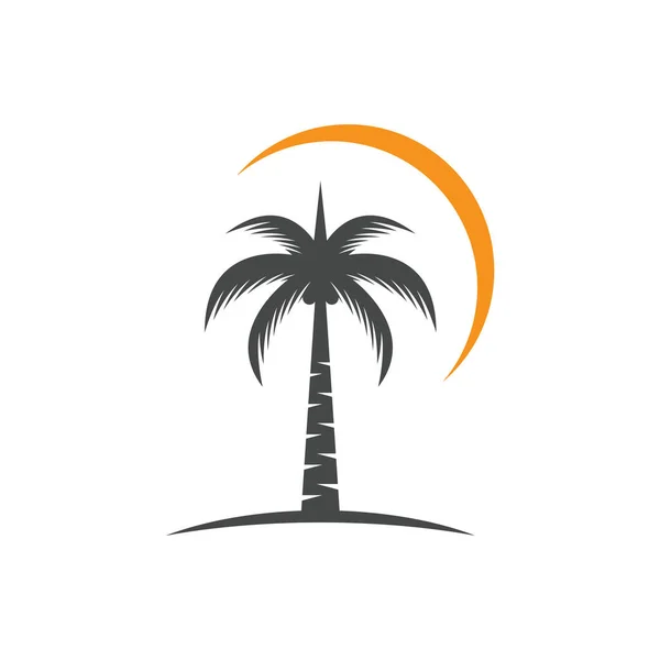 Шаблон Логотипа Векторного Рисунка Дерева Дат — стоковый вектор