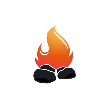 kömür Vektörü simge tasarımı örnekleme şablonu