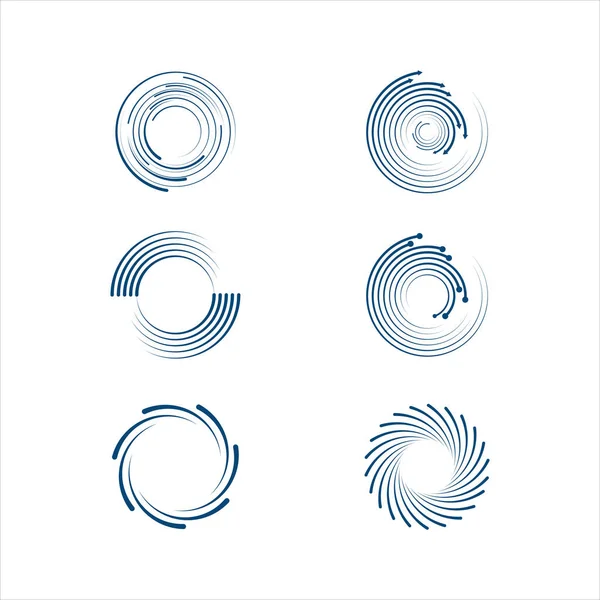 Σχέδιο Εικονογράφησης Διανυσματικών Κουκίδων Ημικυκλικού Κύκλου — Διανυσματικό Αρχείο