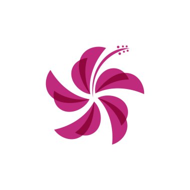 çiçek vektör tasarım şablonu çizimi