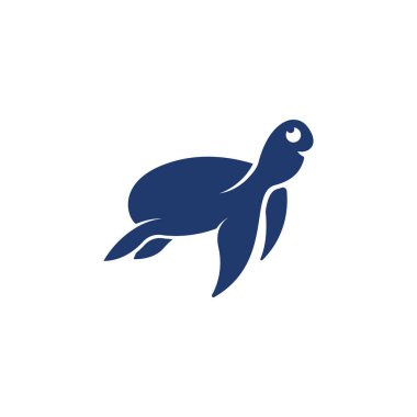 Kaplumbağa hayvan çizgi film ikon vektör çizimi