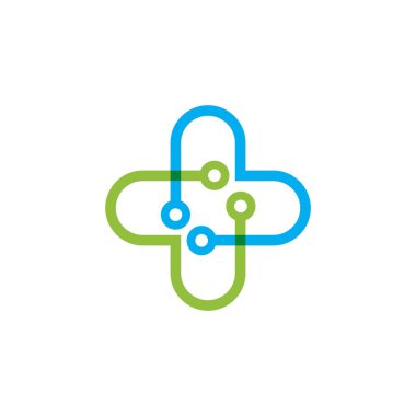 Sağlık Tıbbi Logosu vektör illüstrasyon tasarımı