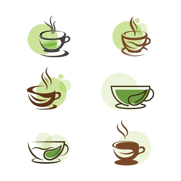 咖啡杯标志模板矢量设计 — 图库矢量图片