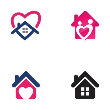 Ev Bakımı Vektörü simgesi tasarım örnekleme şablonu