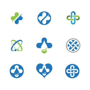 Sağlık Tıbbi Logosu vektör illüstrasyon tasarımı