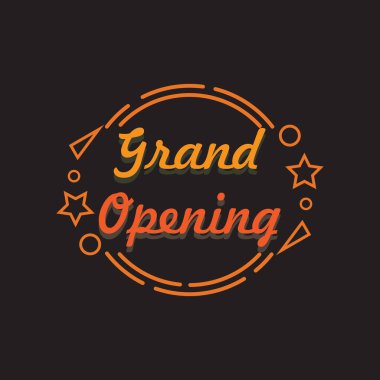 Opening border Vector icon design illustration Template