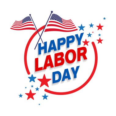 Amerikan vektör simgesi tasarım şablonu