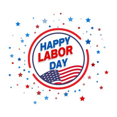 Amerikan vektör simgesi tasarım şablonu