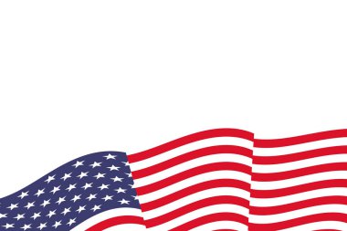 Amerikan vektör simgesi tasarım şablonu
