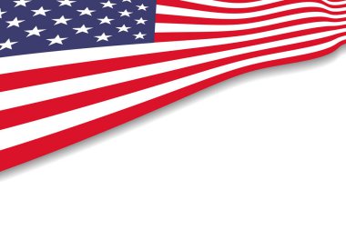 Amerikan vektör simgesi tasarım şablonu