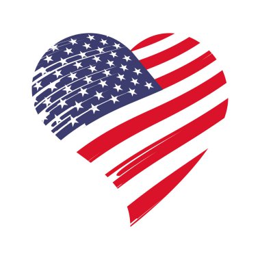 Amerikan vektör simgesi tasarım şablonu