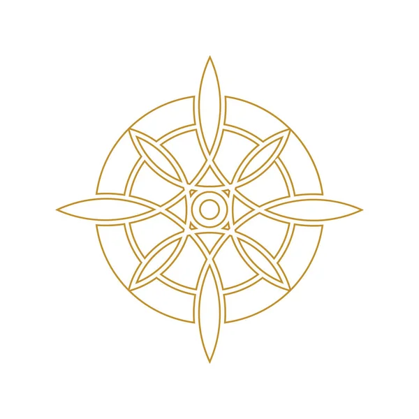 Γεωμετρικά Σύμβολα Ιερά Μυστικιστικά Σημεία — Διανυσματικό Αρχείο