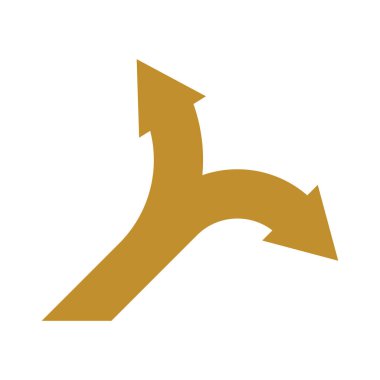 Ok vektör illüstrasyon simgesi Logo Şablonu tasarımı