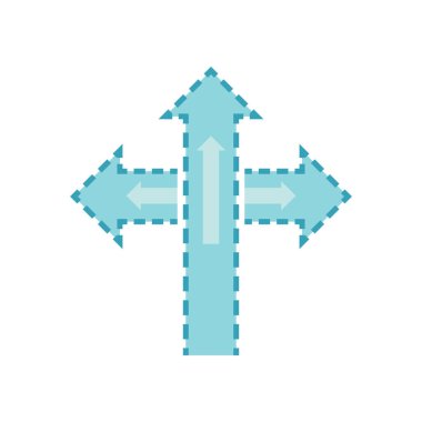 Ok vektör illüstrasyon simgesi Logo Şablonu tasarımı