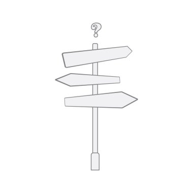 Ok vektör illüstrasyon simgesi Logo Şablonu tasarımı