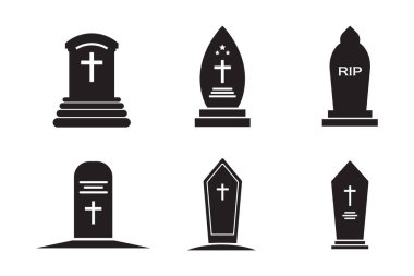 Tomb simgesi vektör illüstrasyon tasarımı