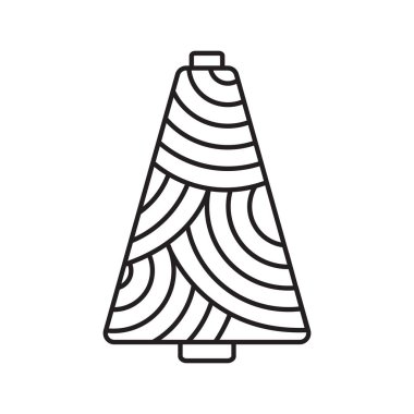 İplik Topu Vektör simgesi tasarım örnekleme şablonu