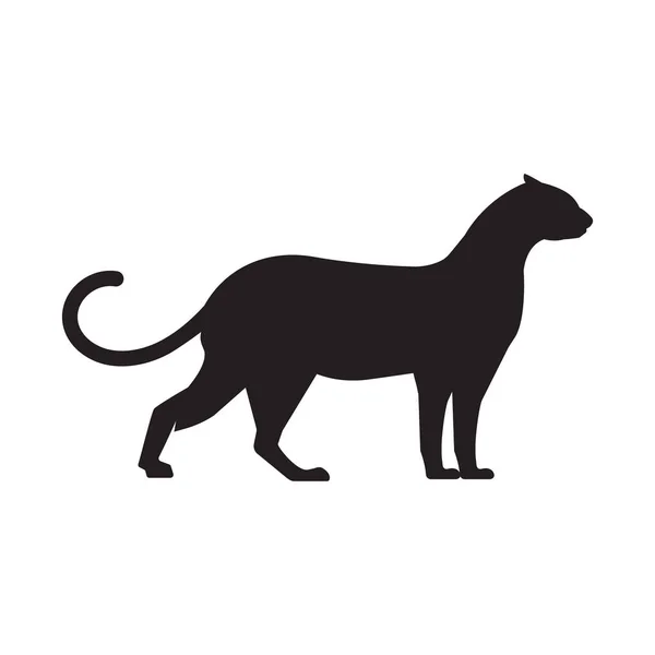 Puma Logo Design Vektor Illustration Design Mall — Stock vektor