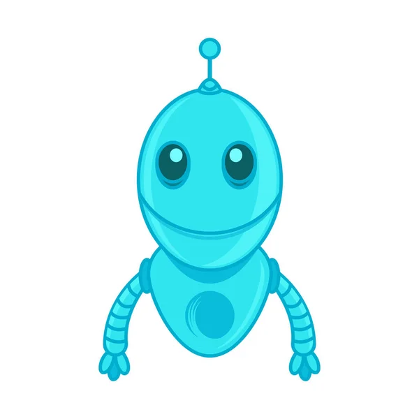 Robot Icono Vector Ilustración Diseño Plantilla — Archivo Imágenes Vectoriales