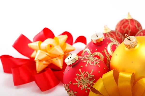 Boże Narodzenie dekoracje z taśmy — Zdjęcie stockowe