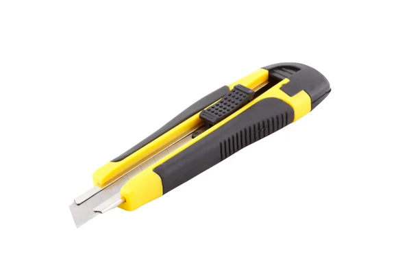 Yellow utility Knife. — Stock Photo, Image