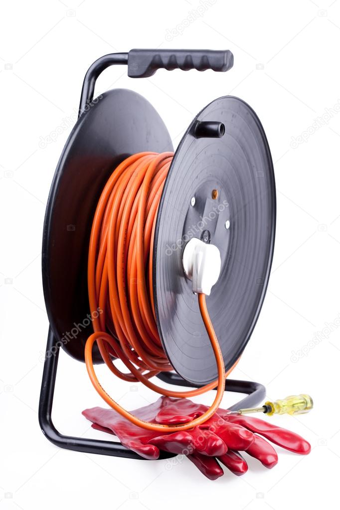 Electric extension reel.