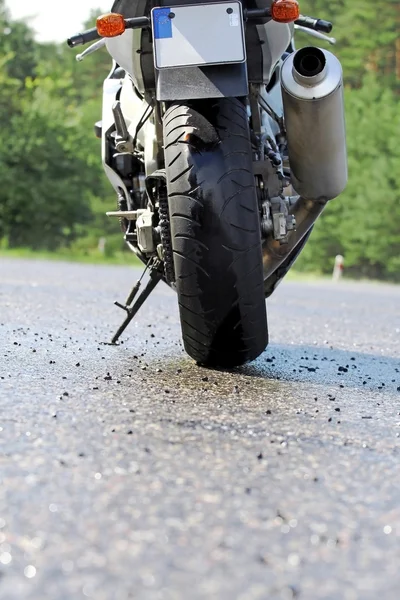 Motorbike rear view — Stock Photo, Image