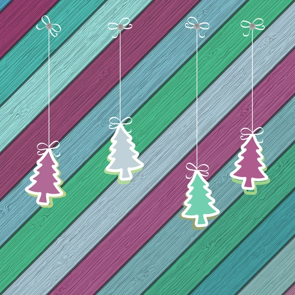 Pan de jengibre con ramas de árbol de Navidad. + EPS8 — Vector de stock