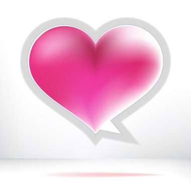 Kalp konuşma balonu. + Eps8