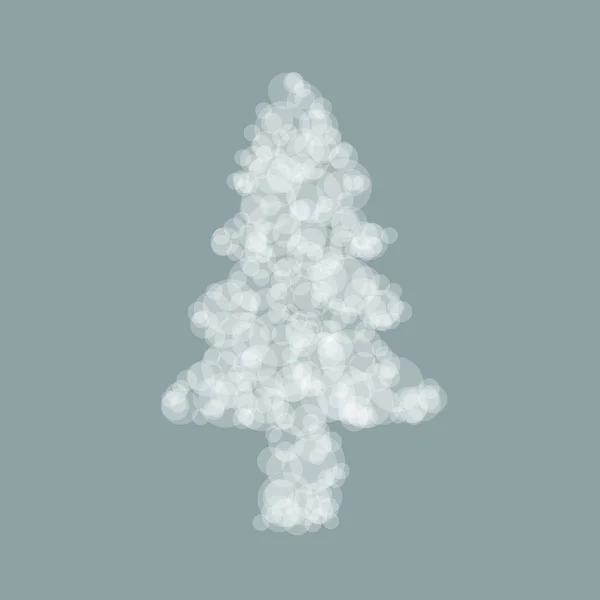 Soyut kırmızı Noel ağacı. + Eps8 — Stok Vektör
