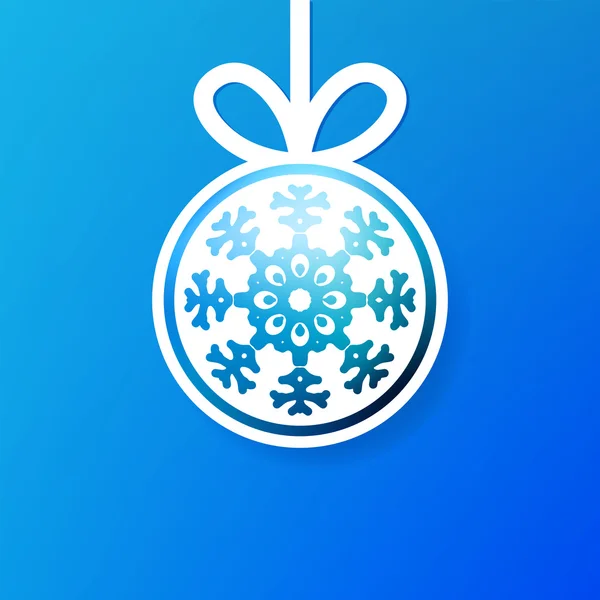 Christmas applikationer snowflak bakgrund. + Eps8 — Stock vektor