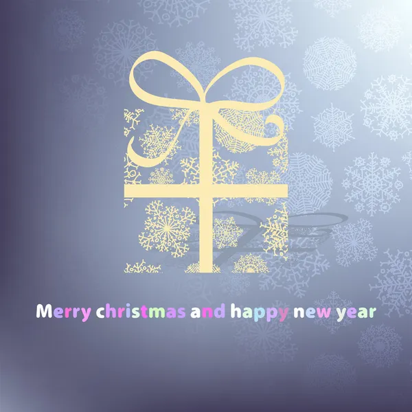 Vánoční přání s překvapením. + Eps8 — Stockový vektor