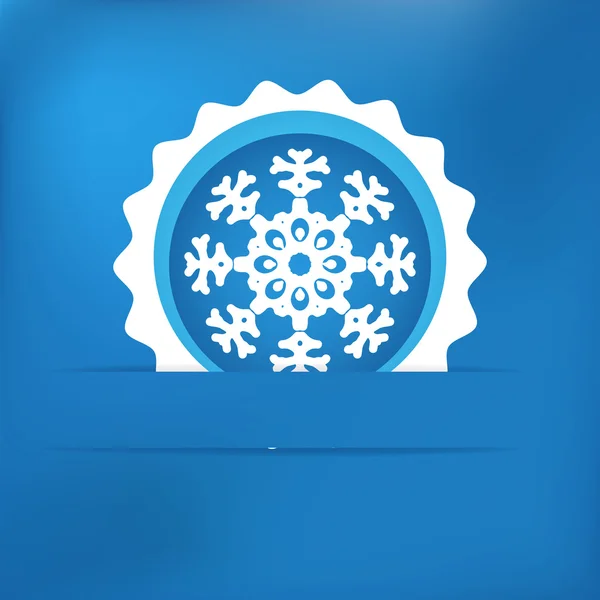 Χριστουγεννιάτικη νιφάδα χιονιού απλικέ. + Eps8 — Διανυσματικό Αρχείο