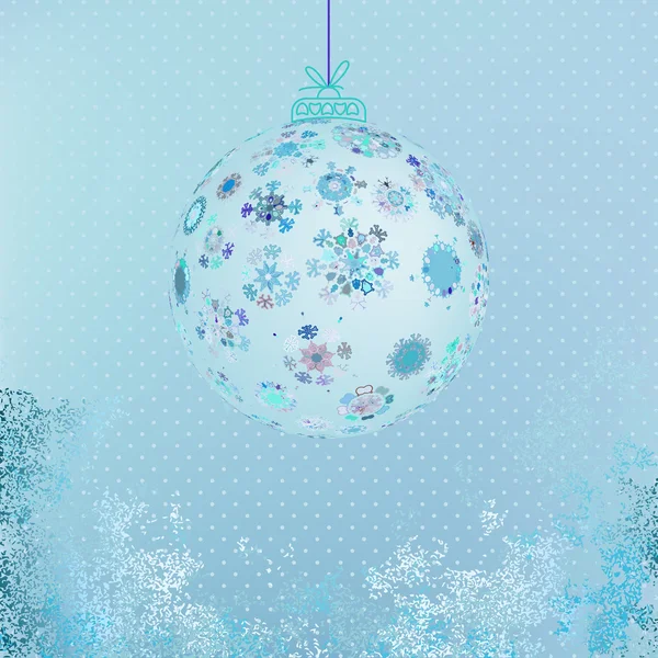 Invierno con hermosos copos de nieve. + EPS8 — Archivo Imágenes Vectoriales