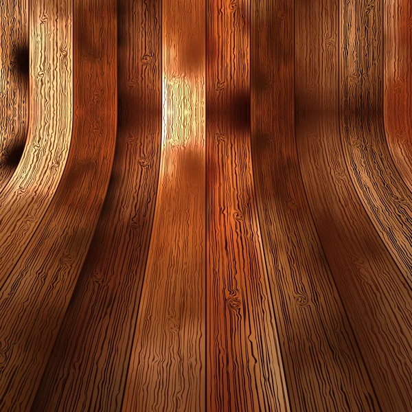 Tavola di legno sfondo texture marrone. + EPS10 — Vettoriale Stock