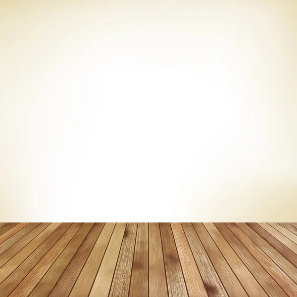 Chambre vide avec mur et sol en bois. SPE 10 Illustration De Stock