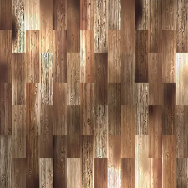 Textura de madera marrón del piso con motivos. EPS 10 — Vector de stock