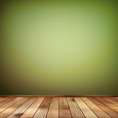 yeşil duvar içi boş. EPS 10