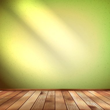 yeşil duvar içi boş. EPS 10