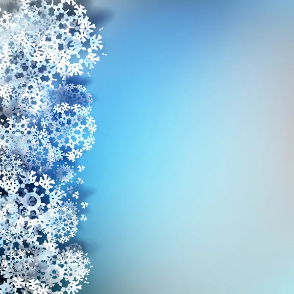 Fond de flocons de neige de Noël. SPE 10 — Image vectorielle