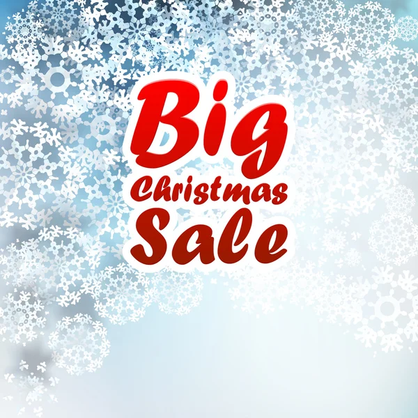 Christmas sale background. — Stock Vector