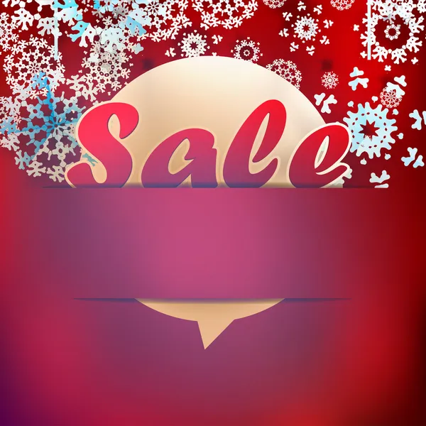 Christmas sale background. — Stock Vector