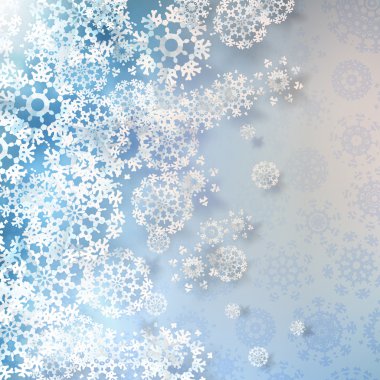 Kış Noel dekorasyonu ile. + Eps10