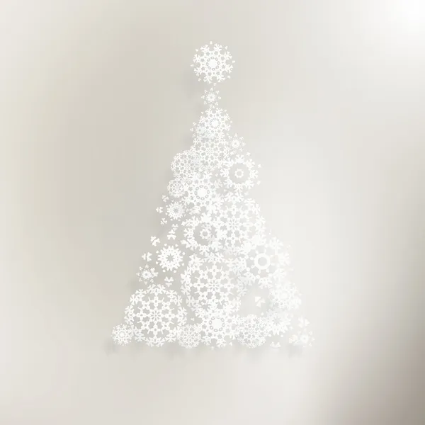 Fond élégant avec flocons de neige. SPE 10 — Image vectorielle