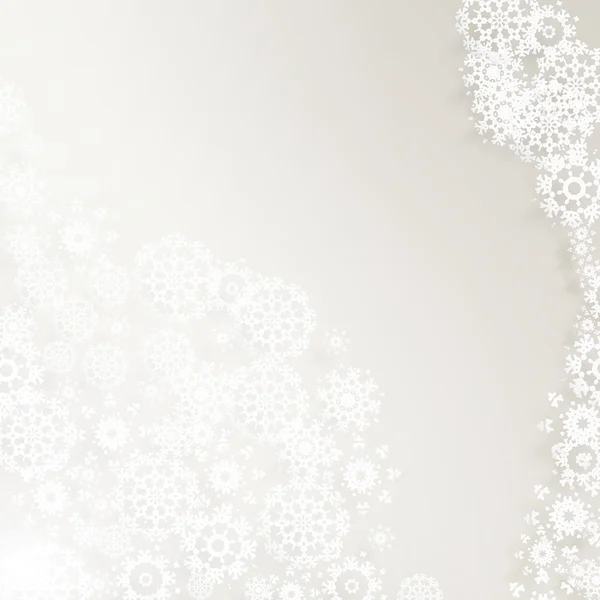 Elegante sfondo con fiocchi di neve. EPS 10 — Vettoriale Stock