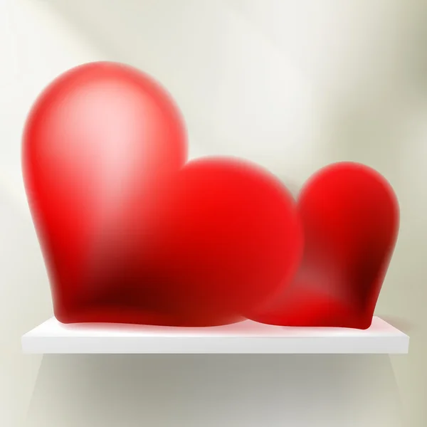 Fondo de corazones de San Valentín. EPS 10 — Archivo Imágenes Vectoriales