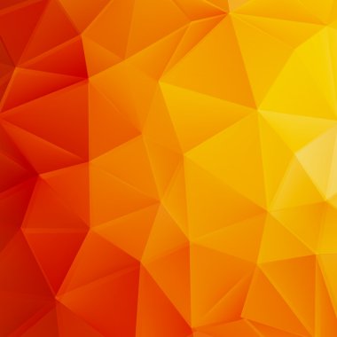 sonbahar güneşi üçgen şablonu. artı eps10