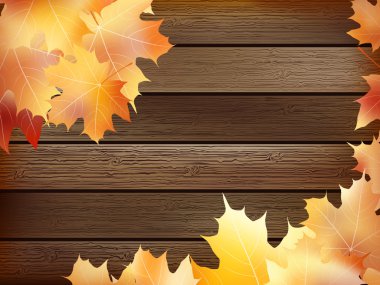 renkli yaprakları ile sonbahar arka plan. artı eps10