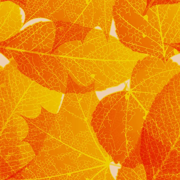 Modèle de feuilles d'automne sans couture. plus EPS10 — Image vectorielle