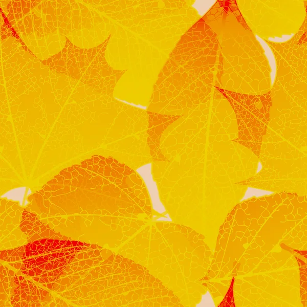 Seamless autumn leaves pattern. plus EPS10 — Stock Vector
